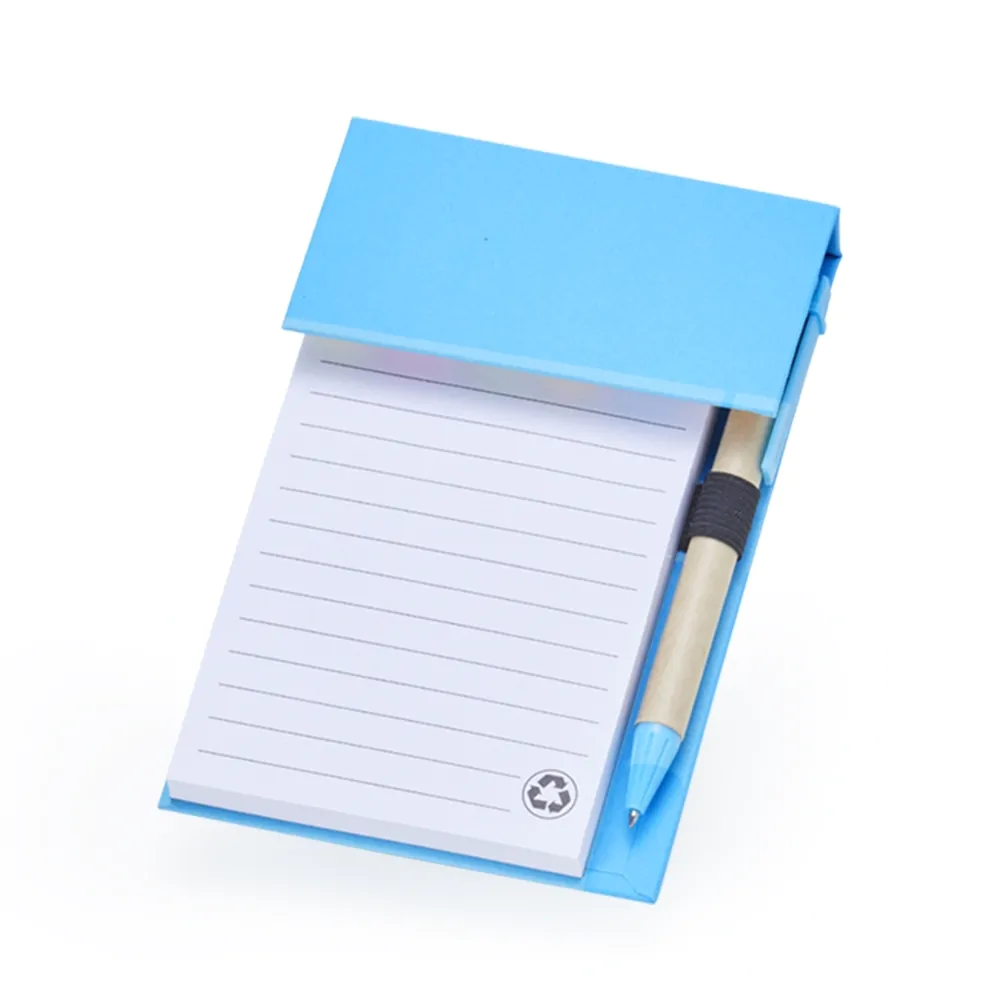 BLOCO DE ANOTAÇÕES COM AUTOADESIVOS E CANETA - Imagem 5