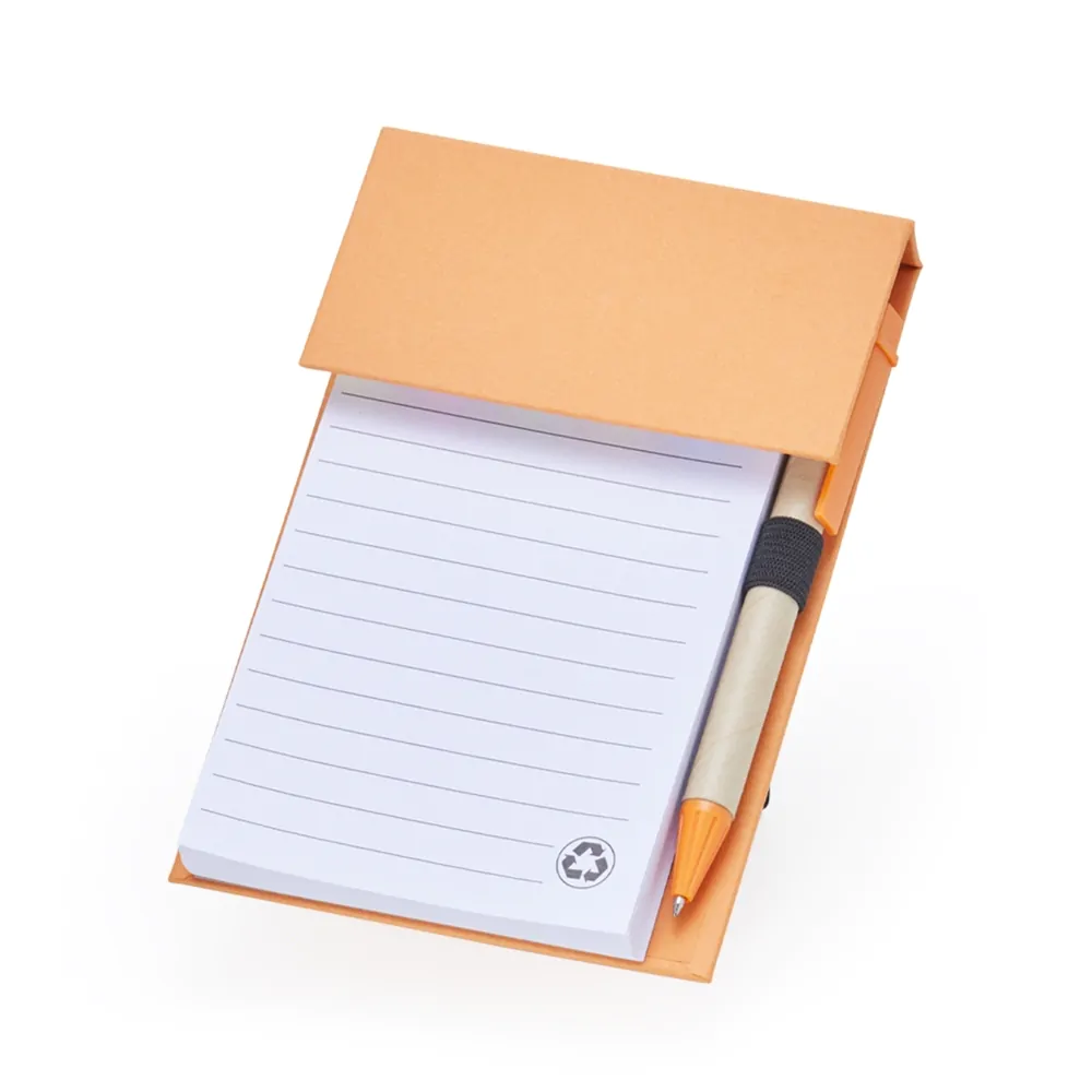 BLOCO DE ANOTAÇÕES COM AUTOADESIVOS E CANETA - Imagem 6